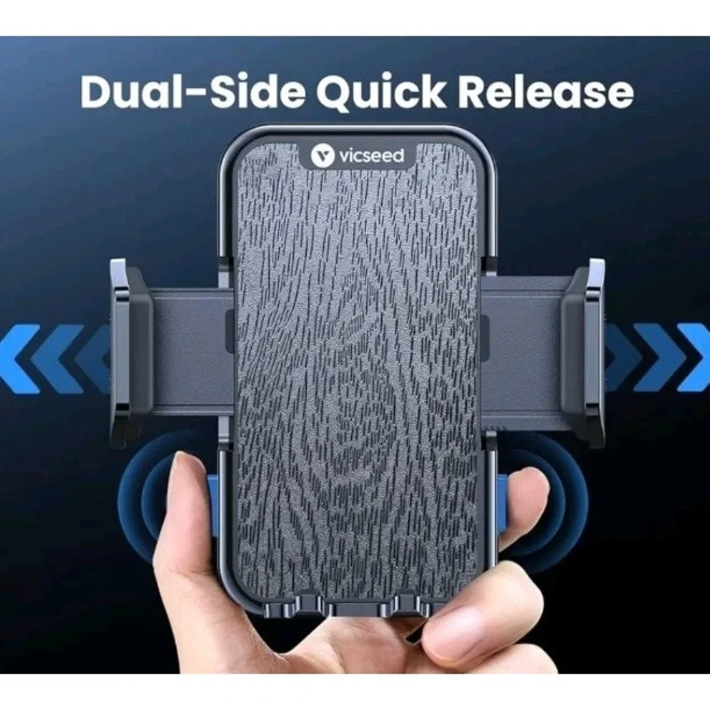 VICSEED Car Phone Mount 360° Adjustable Phone Holder for Your Car 4.25 Inch Max